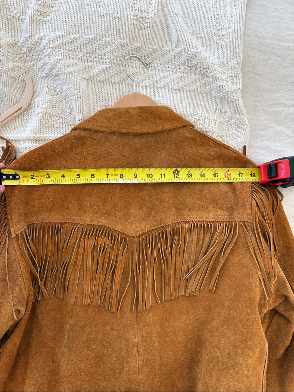 Vintage Suede Fringe Jacket - Coachella 70s vibes! - Picture 4 of 5